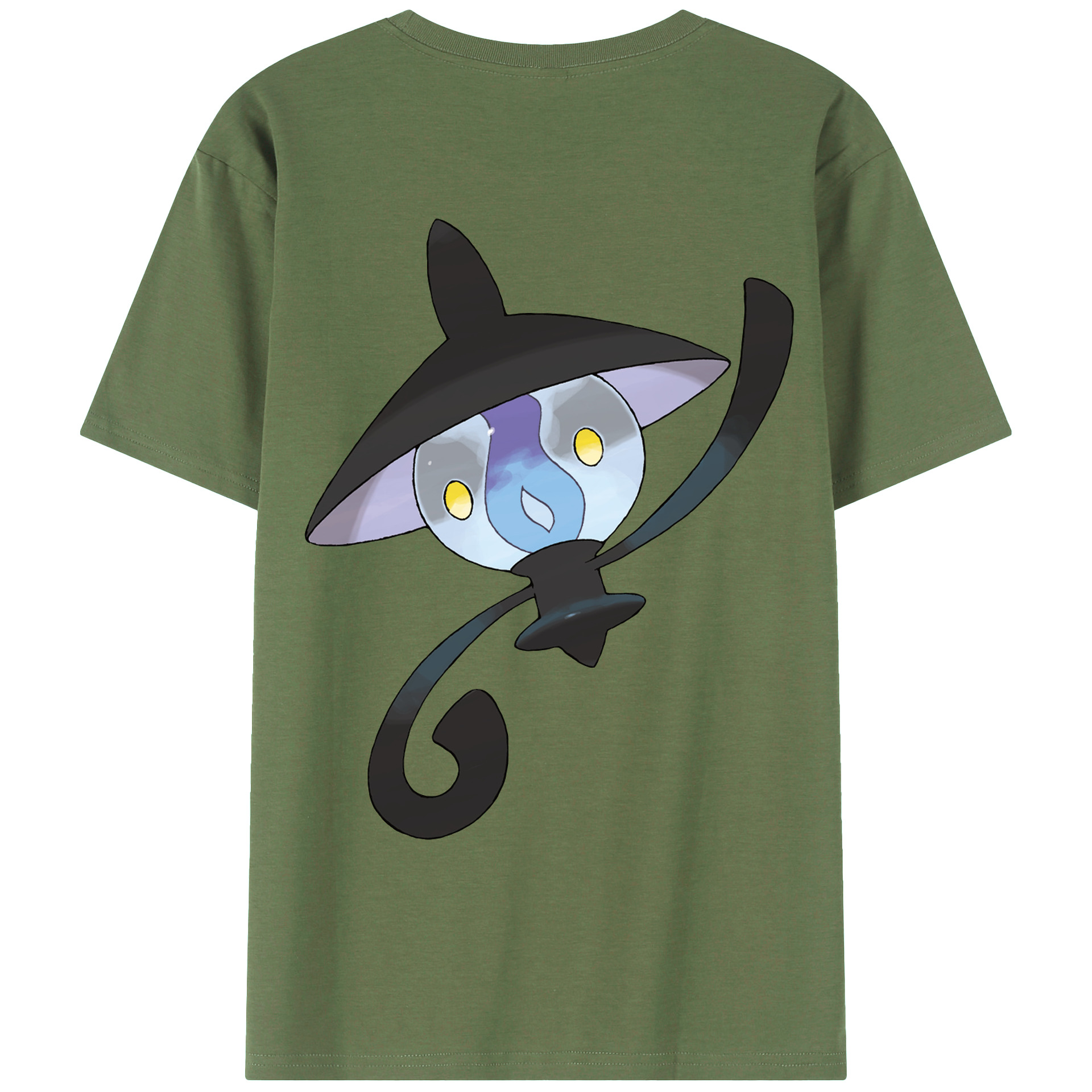 （画像用） ポケットモンスター Pokémon 綿100％ メンズ半袖Tシャツ（バックプリント） 通気性